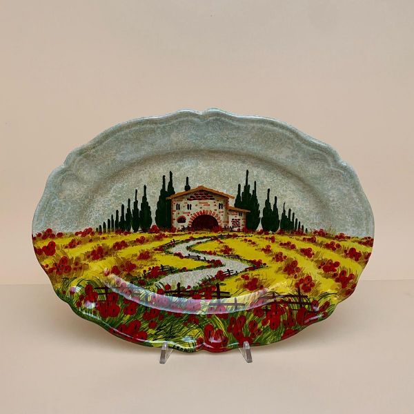 PA212A 30 - Oval tray cm. 33 x 22